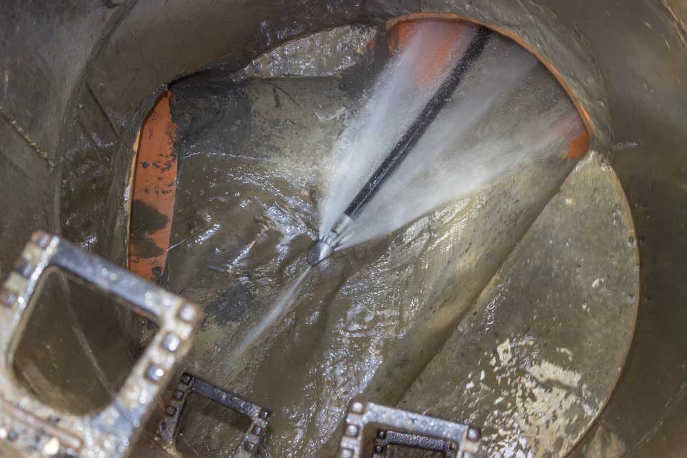 hydro jetting industrial pipe