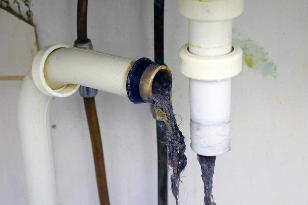 clogged water pipes